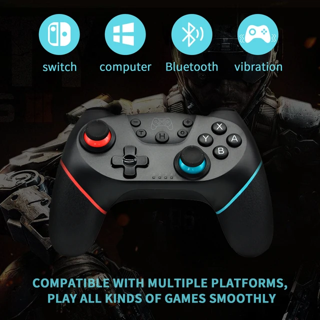 BROODIO Compatible Nintendo Switch Controller Wireless Bluetooth Gamepads For Nintendo Switch Pro OLED Console Control Joystick 2