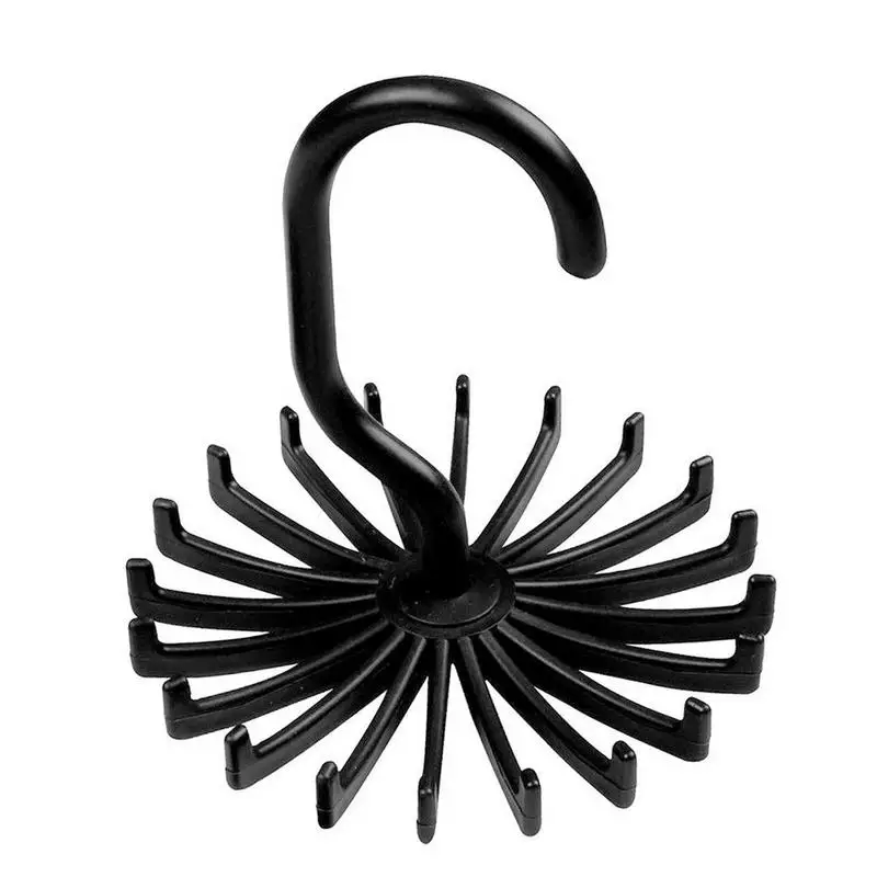 

Twirl Tie Rack Scarves Hanger For Closet 360 Rotating Belt Scarf Hanger Hook For Cupboard Storage Ties Belts Scarves Bracelet