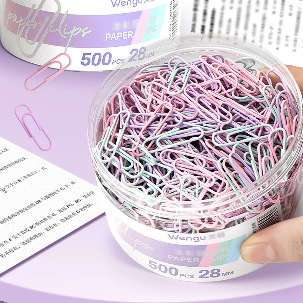 컬러 종이 클립, 사무용품, 종이 클립, 대형 파일 북마크, 종이 클립, 수납함, 학생용 문구류
