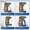 BT189 Battery Tester LCD Display Universal Voltmeter Electricity Display AA AAA Button Cell Batteries 1.5V/3V/3.7V/4.8V/9V 6