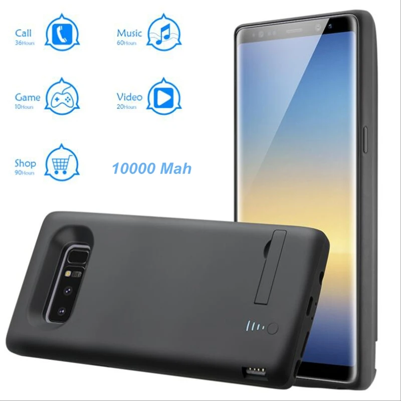 10000Mah Power Case Voor Samsung Galaxy S23 S22 Ultra S8 S10 S10e Note 8 9 10 20 S20 S23 Plus S21 Fe Batterij Case Power Bank
