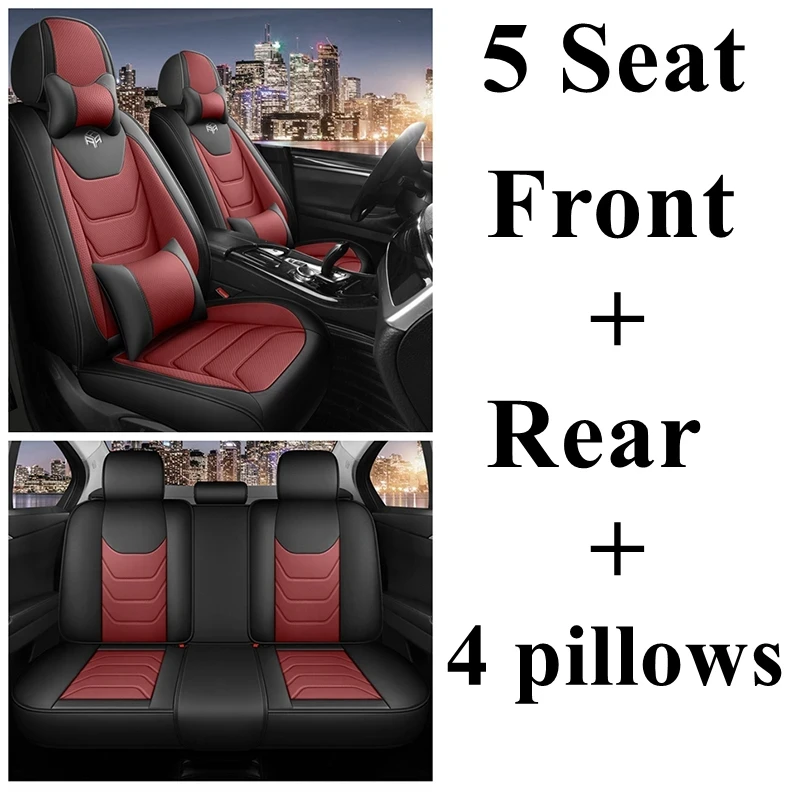 

WZBWZX Nappa material universal seat cover for Toyota All Models c-hr rav4 corolla toyota land cruiser wish yaris car accessorie