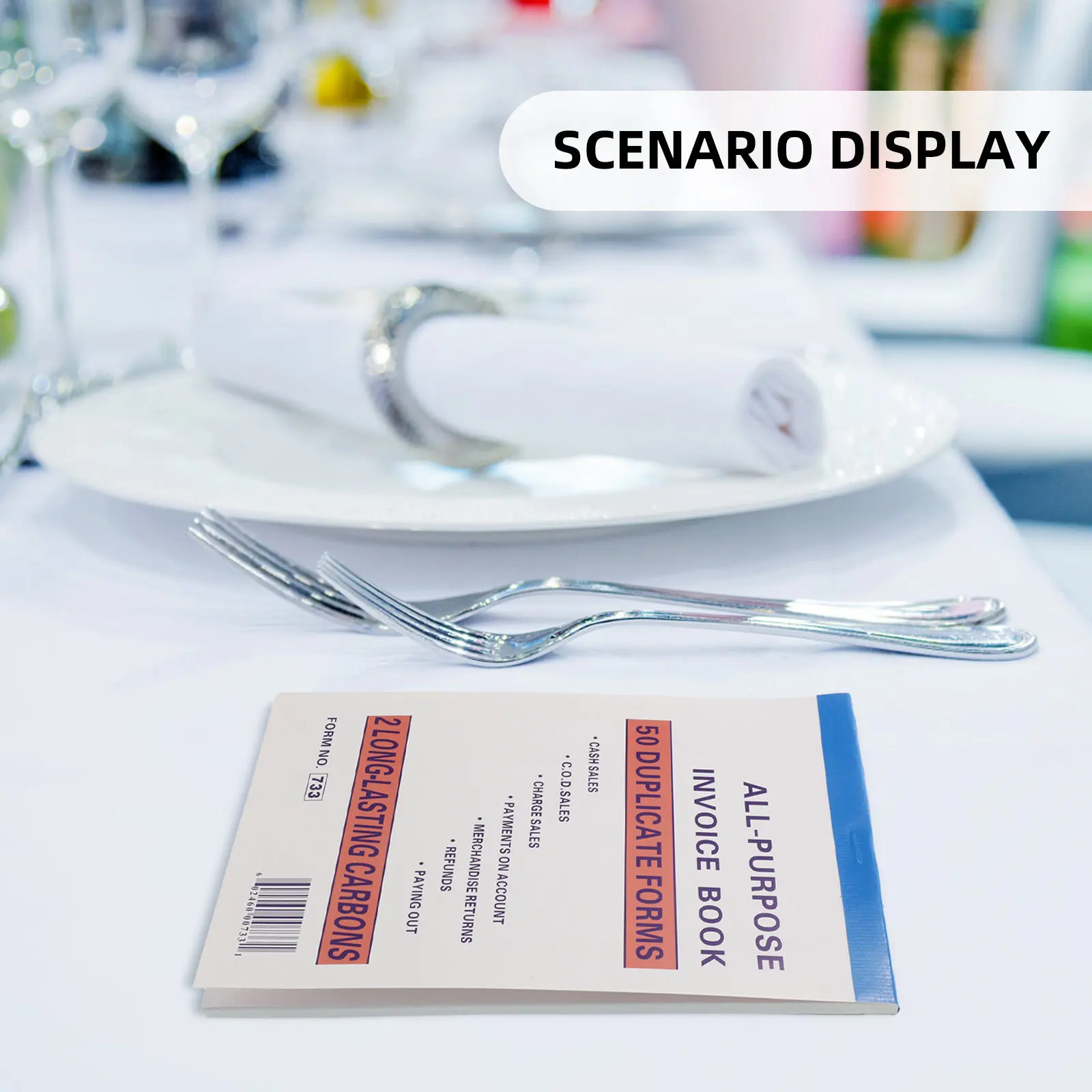 Compact Purchase Order Book for Small Business: Streamlined Sales and Receipt Management