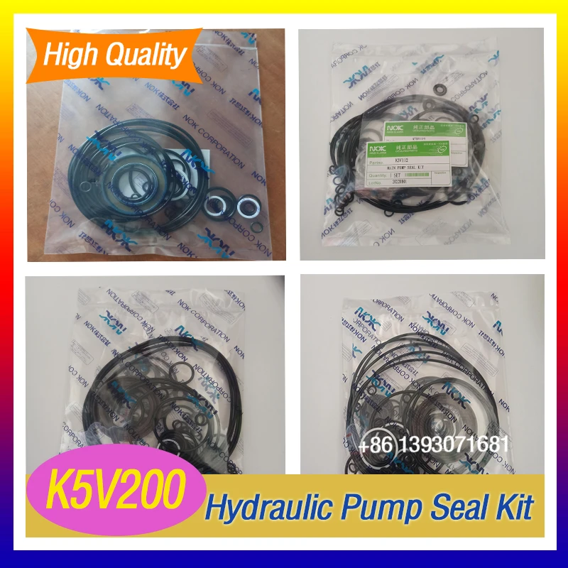 NOK High Quality Hydraulic Pump Seal Kits For Excavator K5V80 K3V112