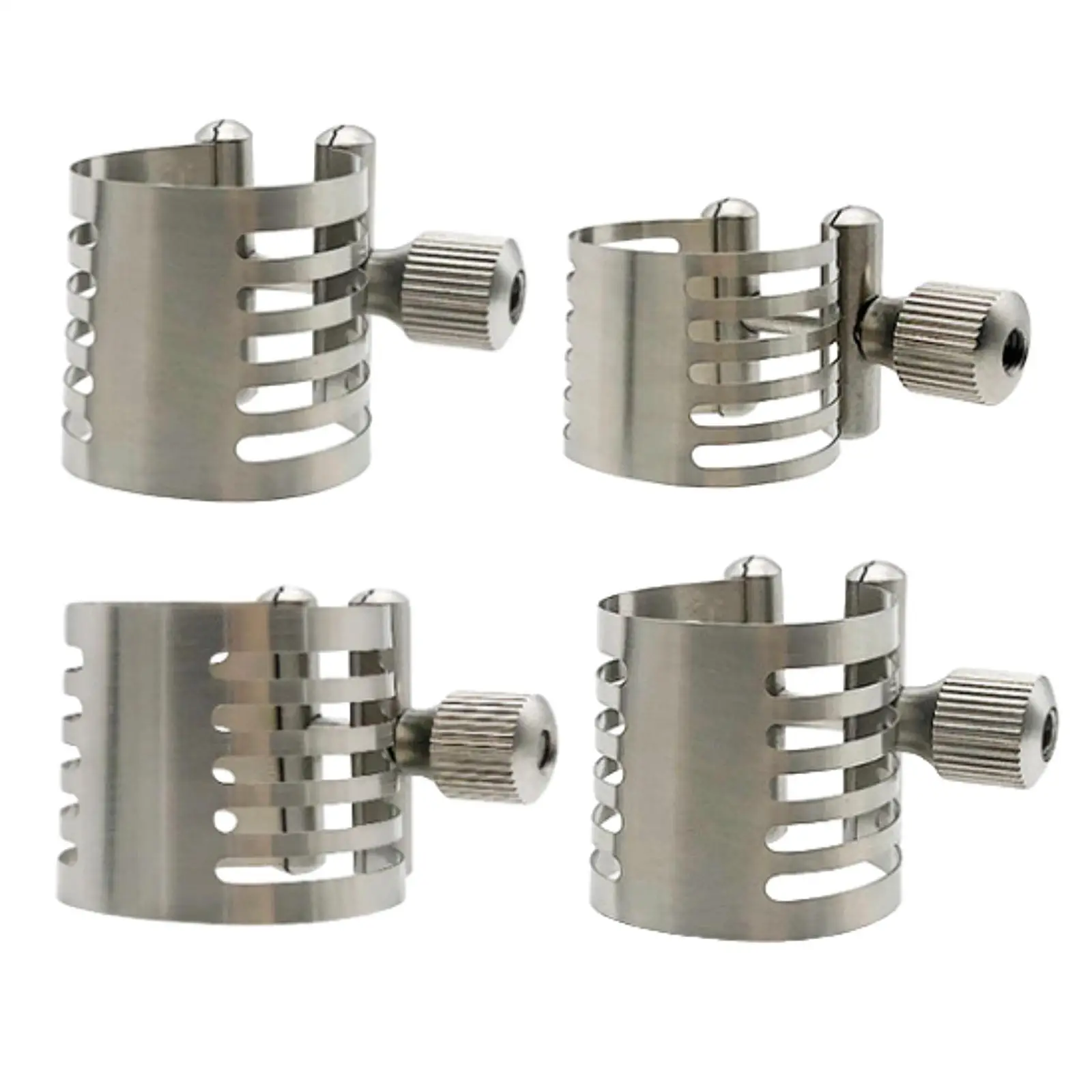 Ligature Saxophone Embouchure Saxophone Ténor Métal Doré Avec Ligature Et Capuchon - Accessoire Décoratif Et Fonctionnel Ligature Métal Saxophone