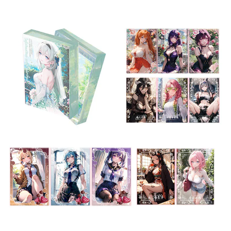 Goddess Story Collection Card Infatuation With Innocence Diamond Heart Romance Sweet Daily Life Floral Infatuation Trading Cards