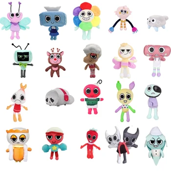 Dandys World Plush Toy Dandys World Doll Game Goob Boxten Flower Plush Stuffed Animal Soft Toy Pillow Cat Bunny Plushie Peluches 1