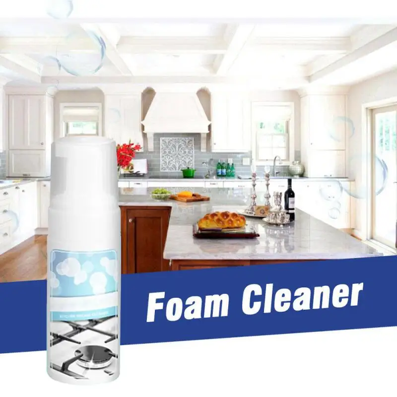 30/100 Ml Kitchen Grease Cleaner Cleaning Kitchen Grease Cleaner All-Purpose Dirt Rust Bubble Household Cleaning