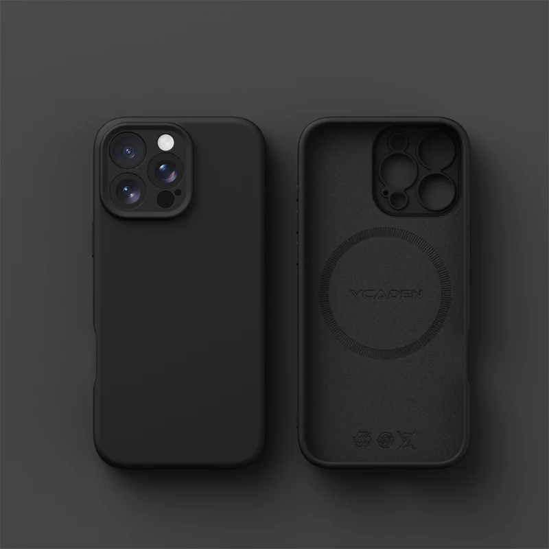 Luxury Liquid Soft Silicone Magnetic Case with MagSafe Wireless Charging Compatibility