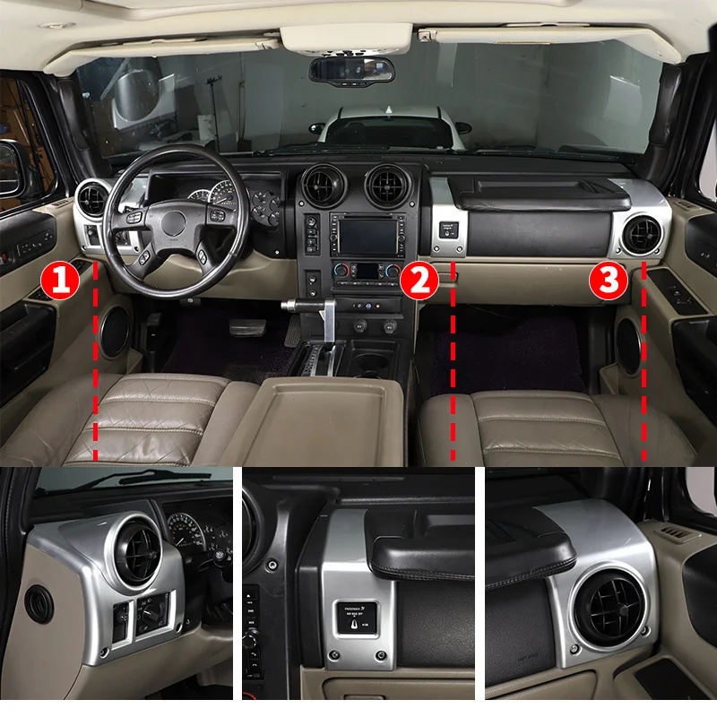 

For 03-07 Hummer H2 console side air outlet frame / side air conditioner air outlet frame car interior styling accessories