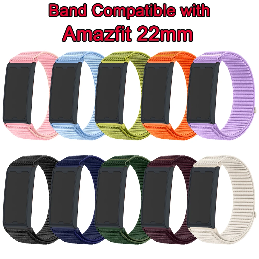 Universal 22mm Nylon Sport Band - Premium Wrist Strap