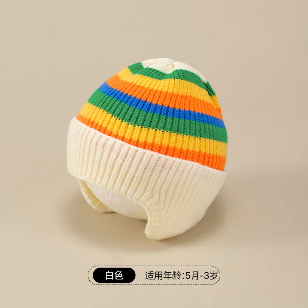 Baby Hat Set Baby Boys Girls Hats Winter Warm Knitted Beanie Caps 1 2 3 4 Years Old with Earflap for Children Kids Outdoor Hats
