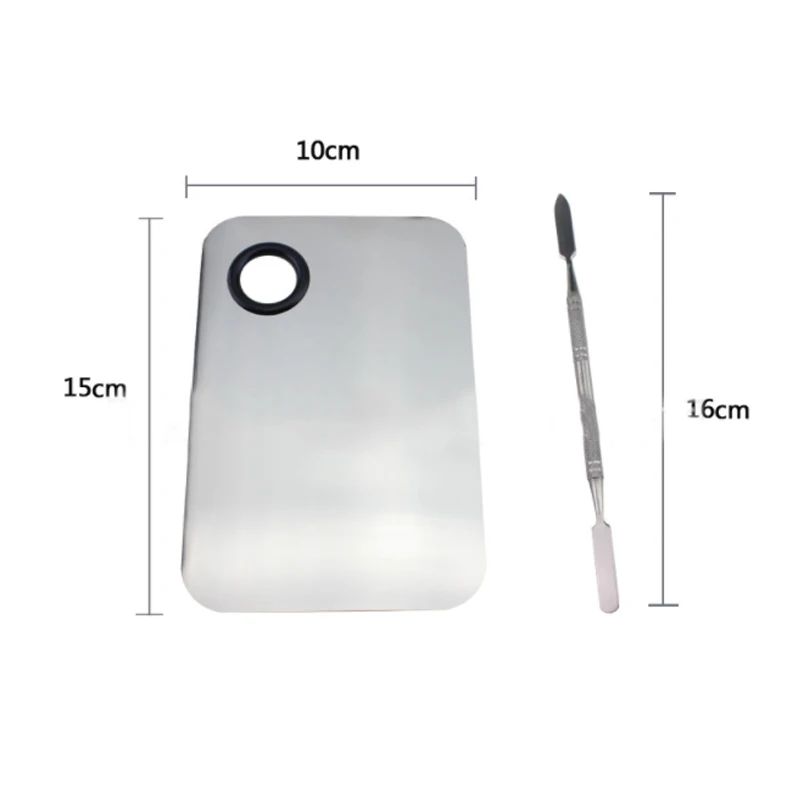 Makeup Tools Acrylic Palette Spatula Rod Gel Foundation Eye Shadow Mixing Cream Pigments for Makeup Nail Art Manicure makeup tools makeup mixing palette makeup mixing tool beauty supplies