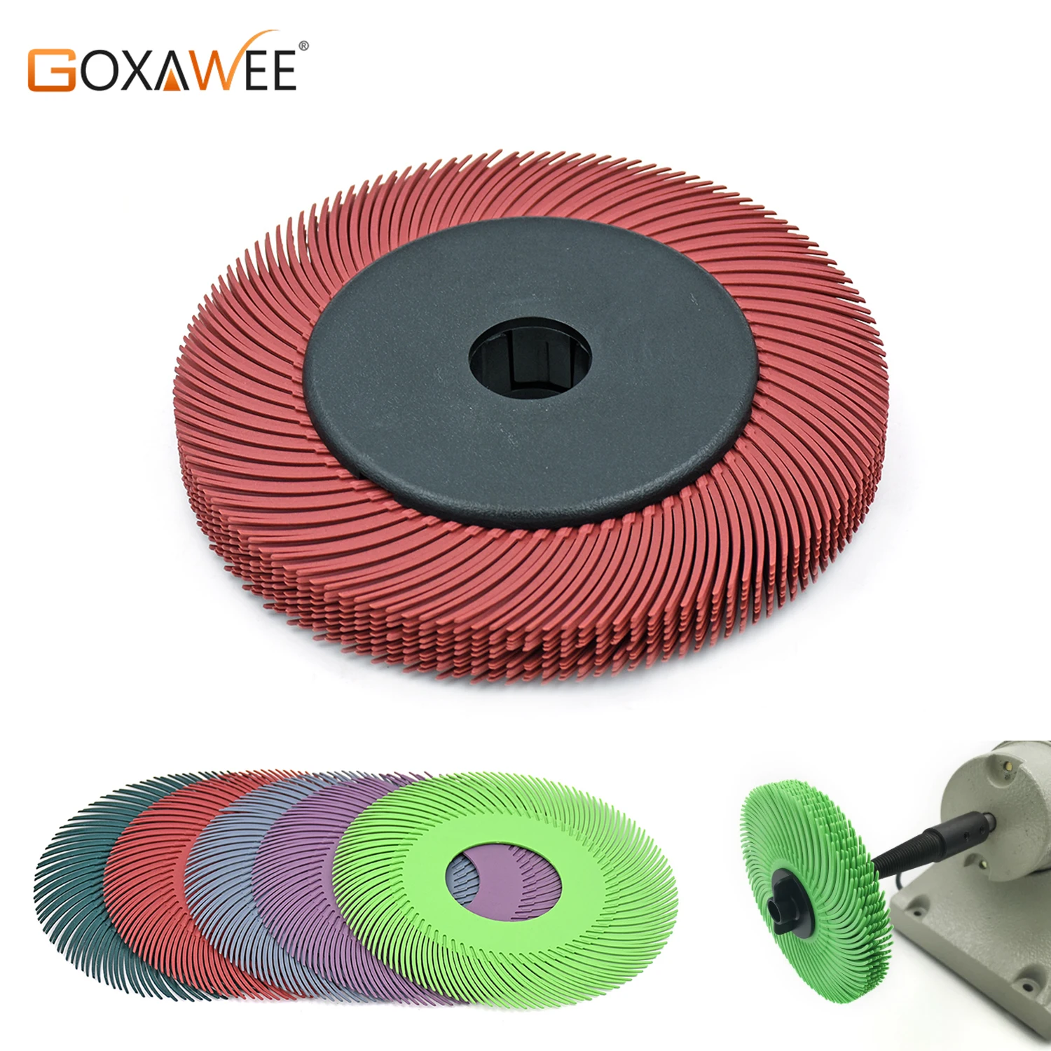 3/6 inch 3M Radial Bristle Disc Kit Abrasive Tools Polishing Brushes Wheels For Jewelry Making