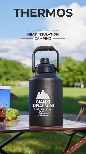 67 oz. Vacuum Insulated Stainless Steel Water Bottle - Hydrapeak