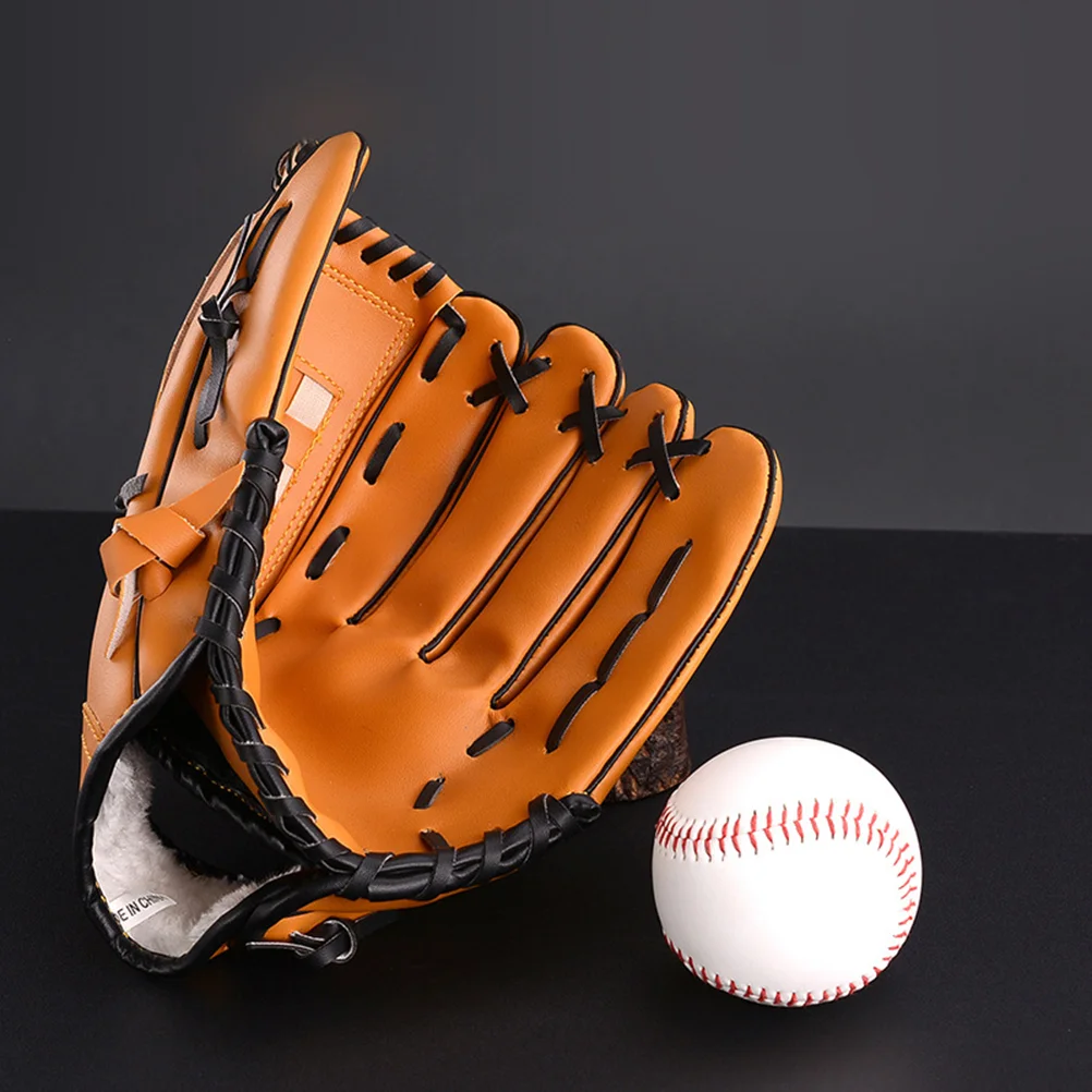 1PC 105 Inch Thicken Infield Pitcher Baseball Gloves Softball Gloves Infielder's Glove for Children Man Women Adolescents Sport