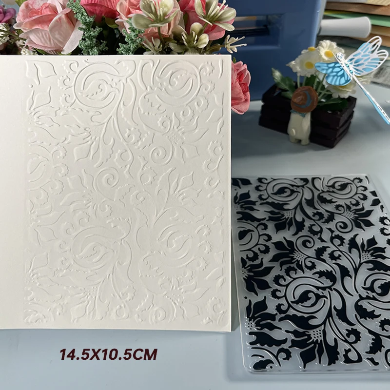 Crafts Plastic Embossing Folder Collection 3 DUOFEN Paper Embossing Flower Mold Christmas Birthday New Year day wedding plastic embossing folder embossing folder