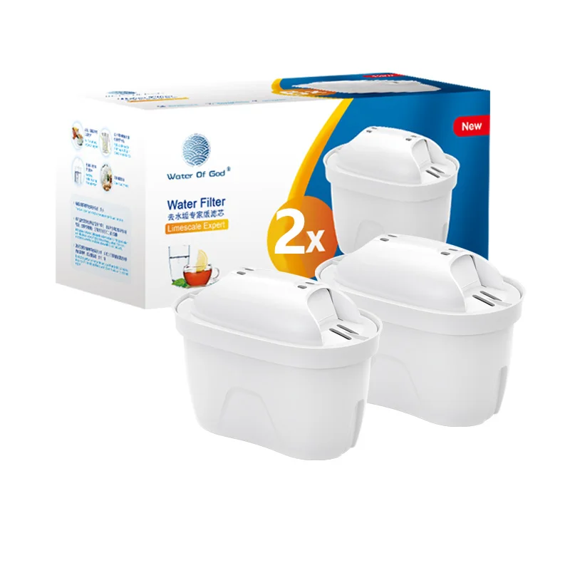 עבור Brita Maxtra 2PCS/6PCS מסנני מים קרטוש Limescale כלורין מטהרים קומקום פעיל מסנן מים פחמן