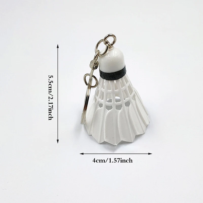 Creative Mini Badminton Keychain Cute Shuttlecock Key Chains Keyring Car Key Holder Bag Pendant Jewelry Club Gifts