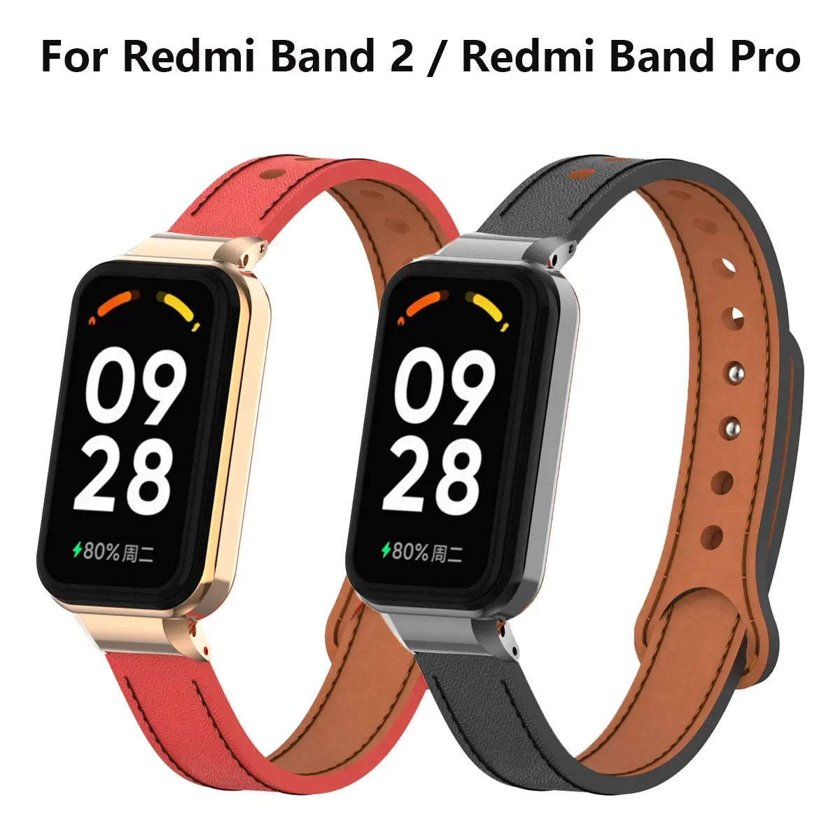 Premium Leather Double-Fastener Replacement Strap