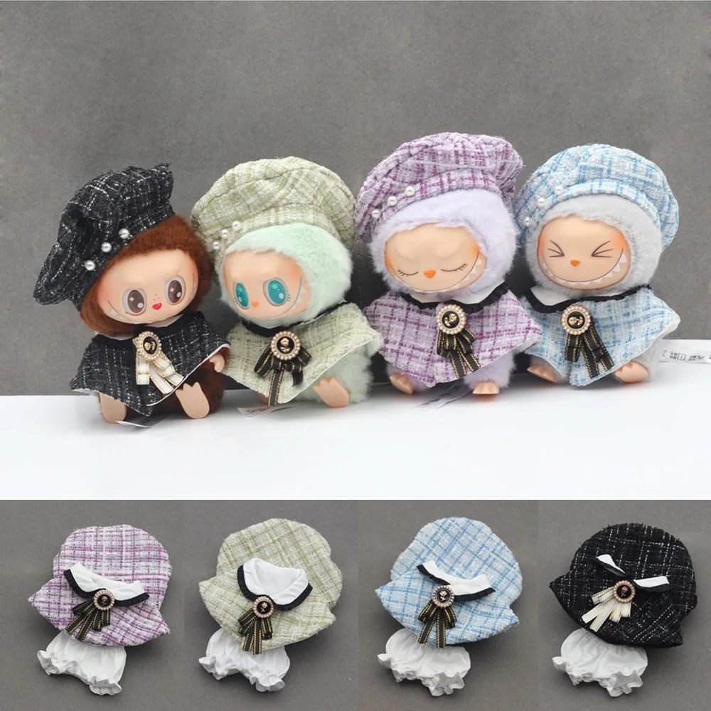Labubu Sit and Party Series Doll Outfit - Classic Dress Set for Kids (No Doll Included)