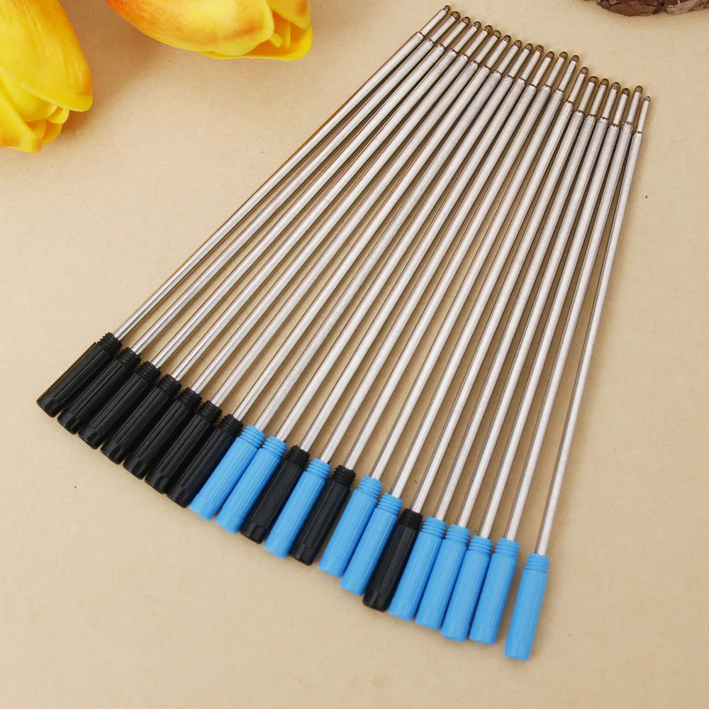 Selling 10PCS Coats Refill High Quality cross Style Ballpoint Pen ink Refills suit - BLACK and Blue Useful Office Supplies