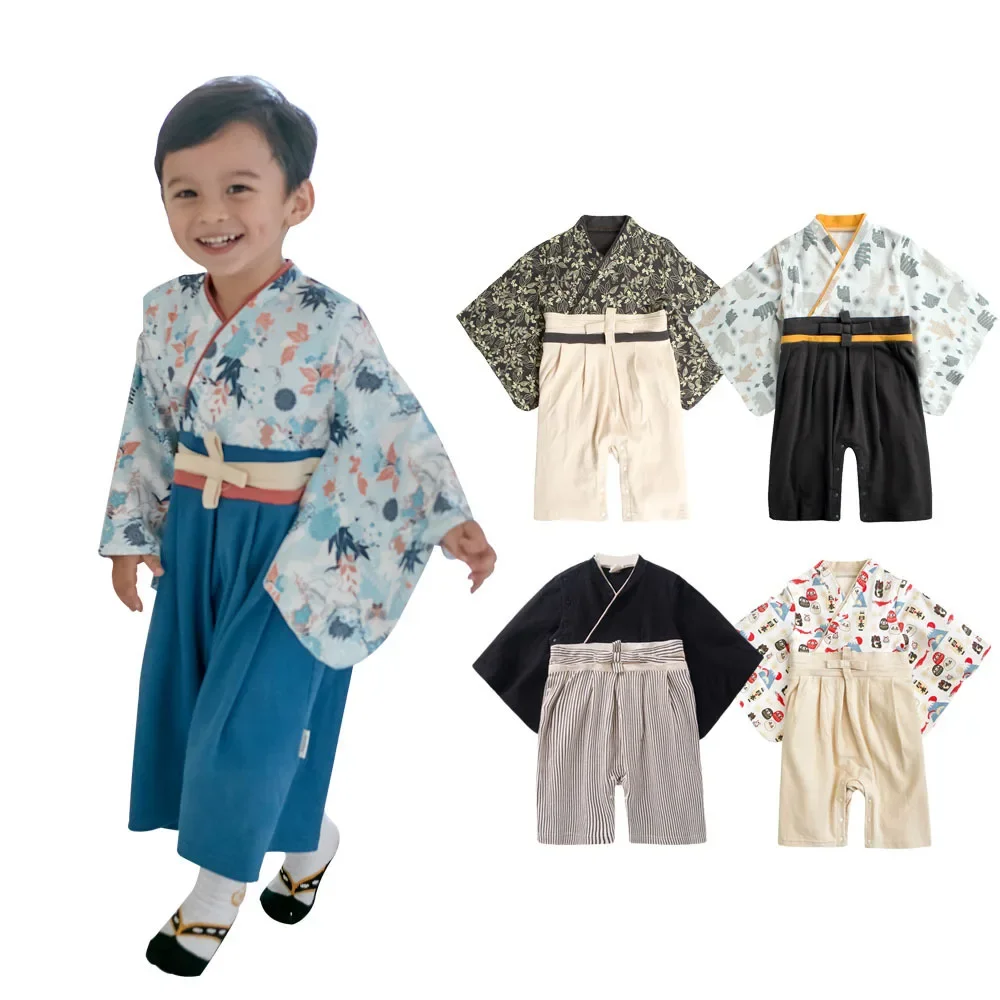 Deguisement Nezuko Fille 12 Ans Mua Baby Kids Hakama Style Coverall Romper Boys Kimono Style Boy Infant Romper Japanese Formal Birthday Halloween Dress Child Dress Trên Amazon Anh Chính Hãng 2025 Kimono