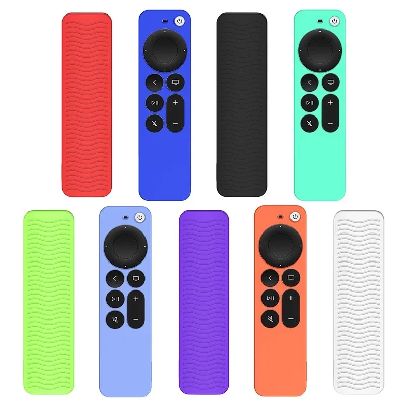 1Pcs Luminous Silicone Remote Control Cover for Apple TV Siri Remote 4K Dustproof Remote Protect Case Holder TV Accessories 2