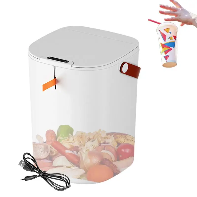 

20L smart Garbage Cans Automatic Sensor Trash Bin Recycle Trash Container with lid portable Waste Bin For Kitchen Bathroom