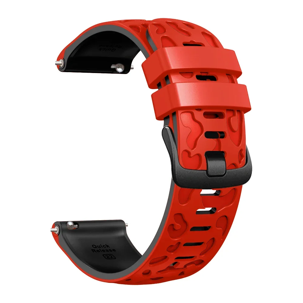 Silicone Sport Wristband – 22mm Smartwatch Strap