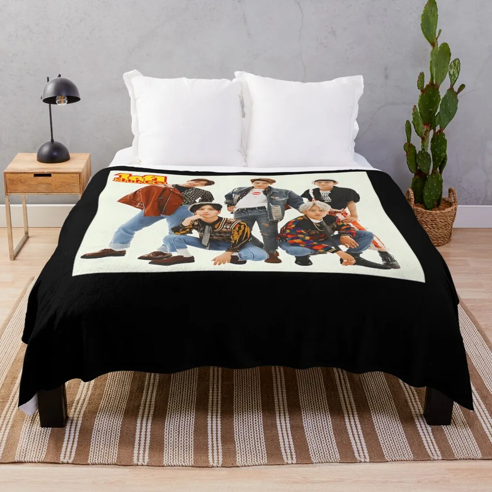 

SHINee 1 OF 1 Throw Blanket anime halloween Cute Plaid Blankets