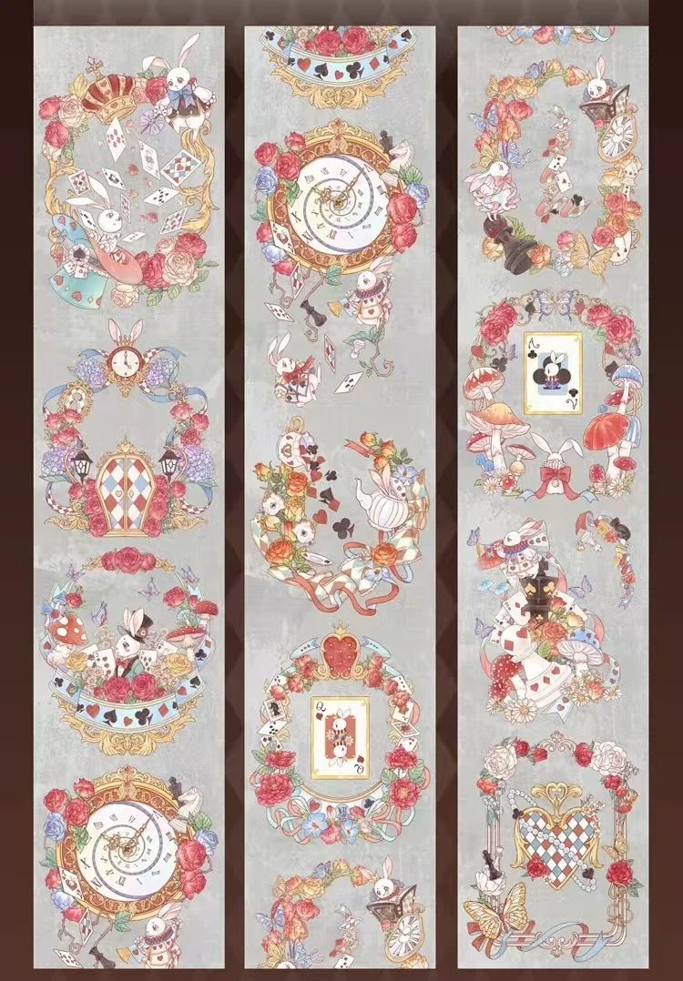 Loop Lovely Fox Rabbit Fish Phoenix Shiny Shell PET Tapes 1 DIY Decor Card Making Scrapbooking Planner Sticker
