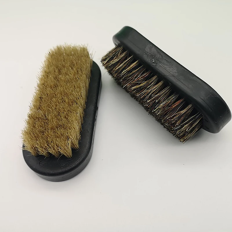 Leather Pig Hair Soft Brush Cleaning Brush Shoe Oil Brush Multi-purpose Universal Waxing and Polishing Brush Clean Shine Brush 4