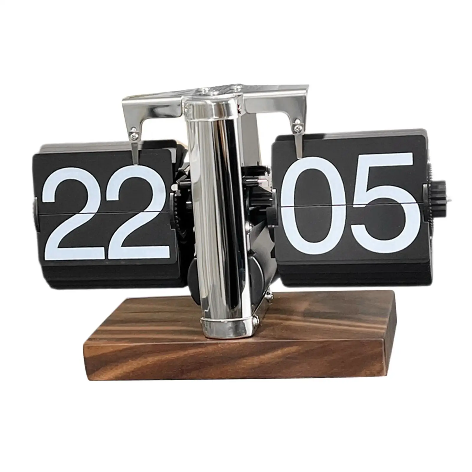 Flipping Clock Retro Desk Clock Flip Desk Clock Retro Mechanical Flip Clock for Bedroom Desktop Living Room flipping clock retro desk clock