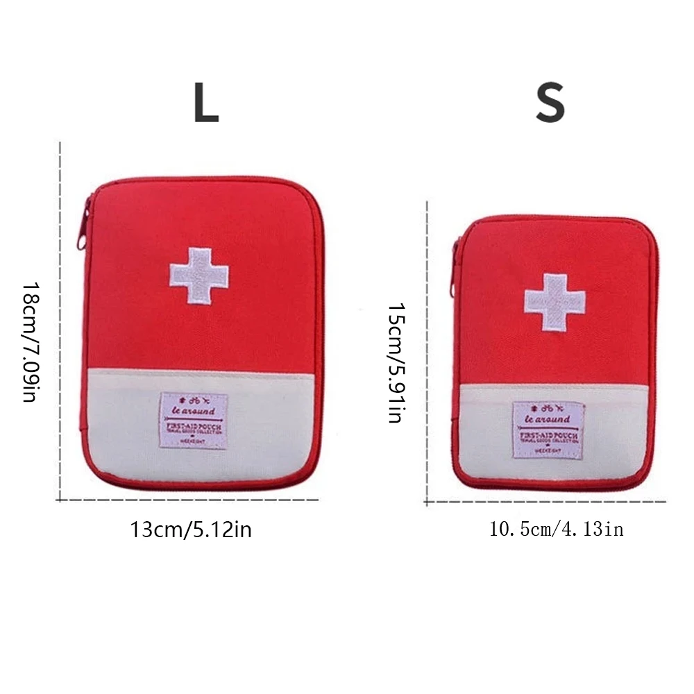 1/2/10Pcs Mini Portable Medicine Bag First Aid Kit Outdoor Medical Emergency Kits Pouch Organizer Home Medicine Pill Storage Bag first aid kit