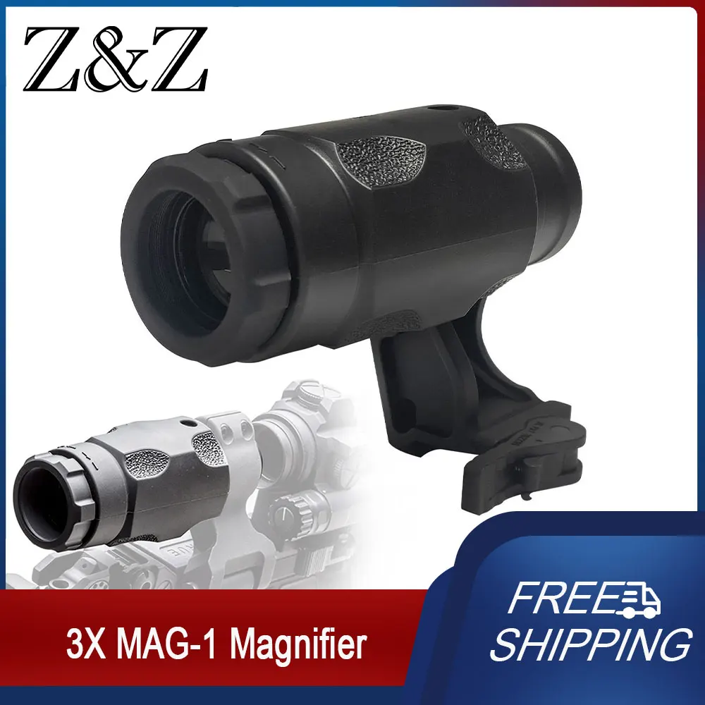 

Tactical 3XMAG-1 3X Mag 3XMag Weapon Hunting Magnifier Scope with 2.26" FTC Flip Mount with Full Markings