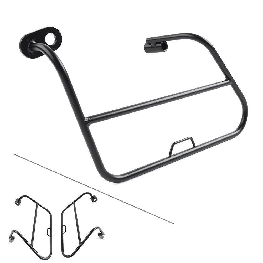Motorcycle Side Luggage Rack Metal Seat Baggage Carrier Bracket Fuel