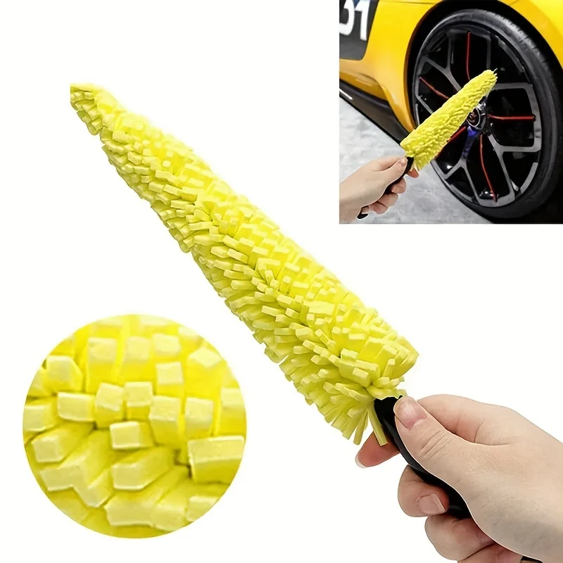 Tire Rim Cleaning Tool 1pc Cleans Car Wheels