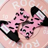 Cartoon pattern Cowhide WeightLifting Glove Training Crossfit Fitness Bodybuilding Workout Palm Protector Horizontal Bar Gloves 1