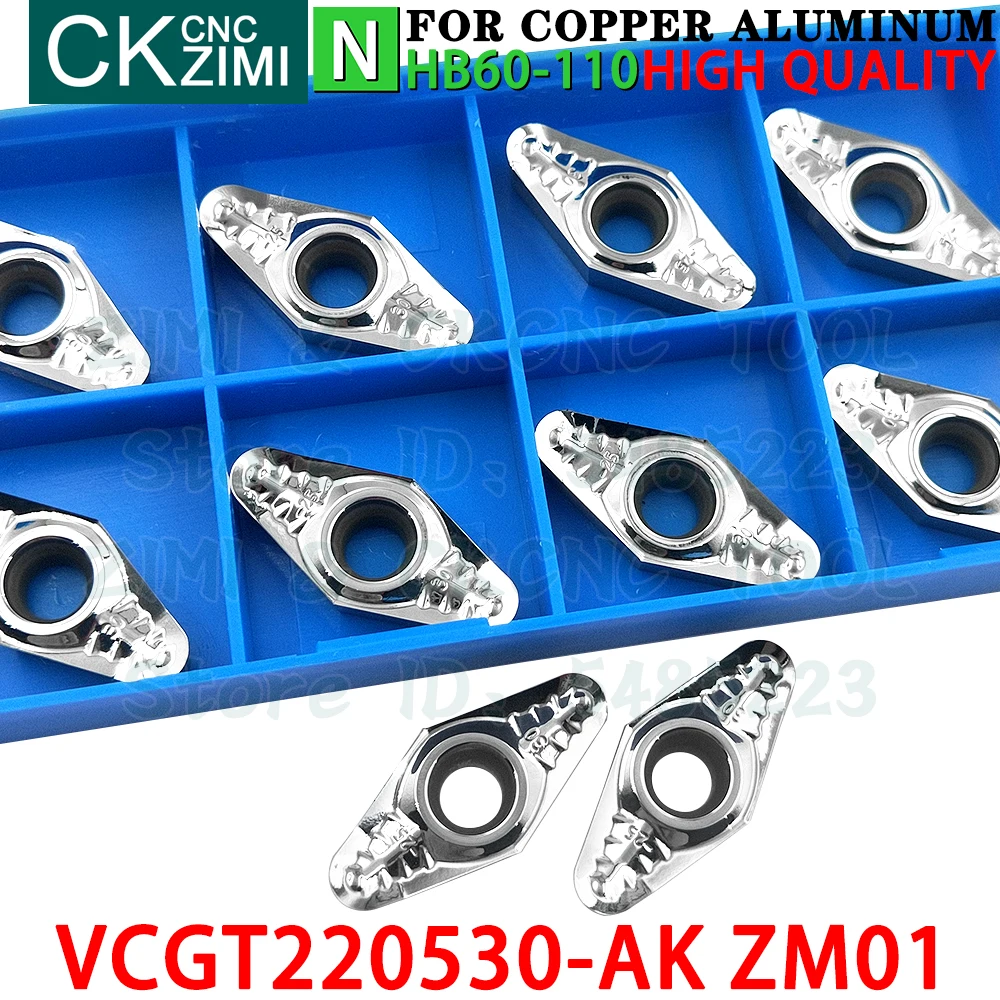 VCGT220530-AK ZM01 VCGT 220530 AK ZM01 Carbide aluminum
