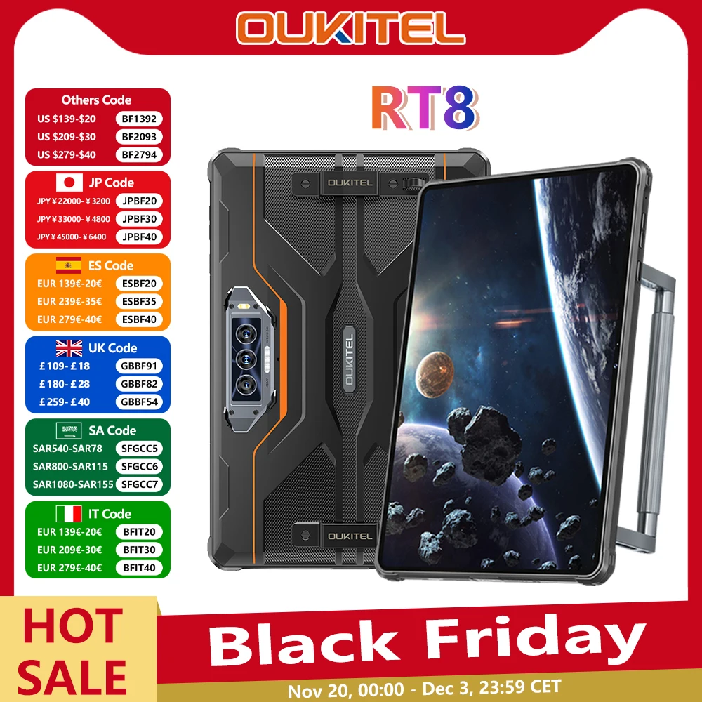 Планшет Oukitel RT8, обзор, отзывы, характеристики, купить