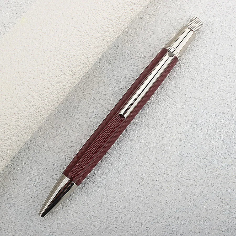 1 Stück Metall-Kugelschreiber, automatischer Kugelschreiber, G2-Nachfüllung, blaue Tinte für Schule, Büro, Schreibwaren, Schreiben, 0,7 mm – Detail 4