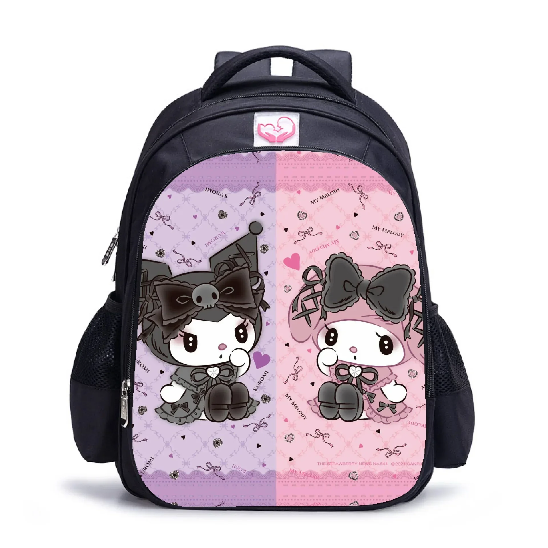 

Sanrio Kurome Melody Backpack Female Japanese Cute Elementary School Junior High School Large Capacity Reflective School Bag