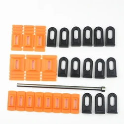 Outils de débosselage, outils de débosselage, outils de réparation de carrosserie de voiture simples, ensemble d'accessoires de réparation de panneaux, Kit d'extraction de bosses Orange sans peinture 