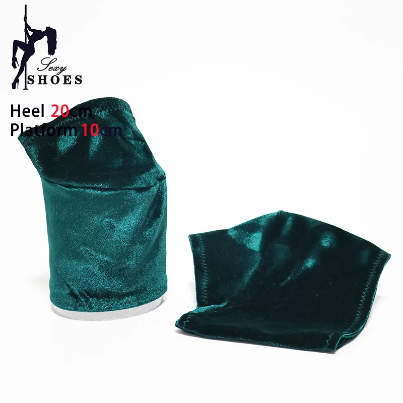 Multiple colors Boot Protective Cover Suede Surface Pole Dance Boots Cover 10cm Platform Soft Smooth Wear-resistant Shoe