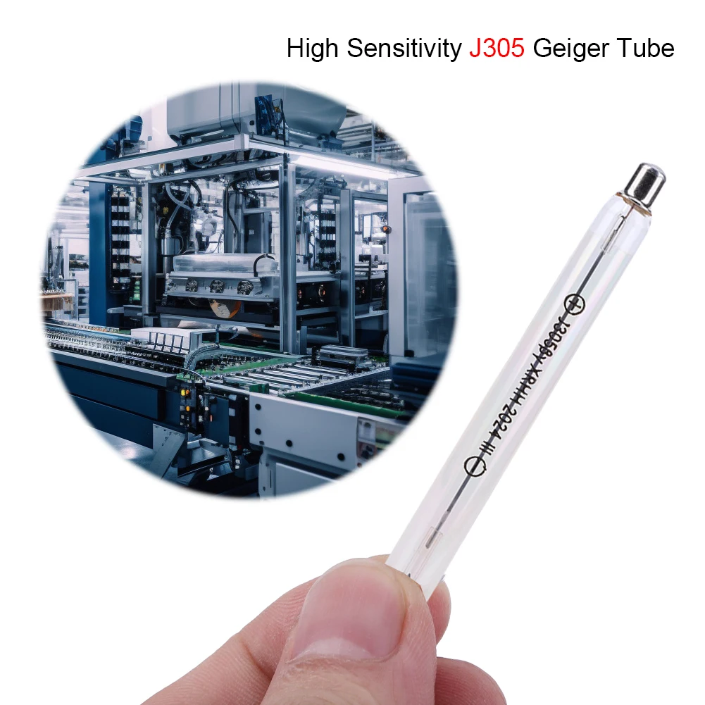 J305 Geiger Muller Tube Counter Glass Tube Geiger Counter Kit The for Nuclear Radiation Detector