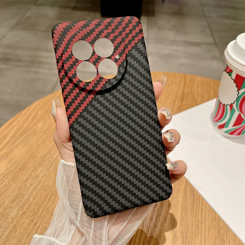 Ultra-Thin Carbon Fiber Stripe Matte Hard Cover