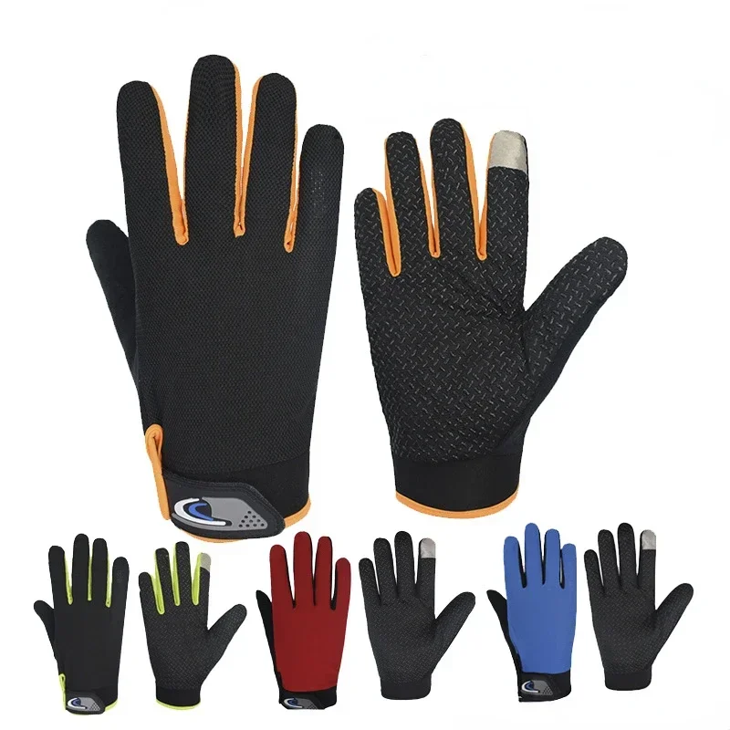 Fishing Gloves Mesh Fishing Gloves Full Finger Summer Men Women Long Touchscreen Breathable Accessories