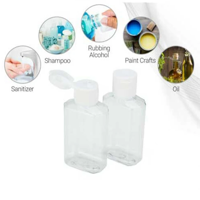 30Pcs Clear Plastic Empty Bottles Travel Container Bottles With Flip Cap Small  Bottles For Liquids Shampoo Lotion Conditioner - AliExpress