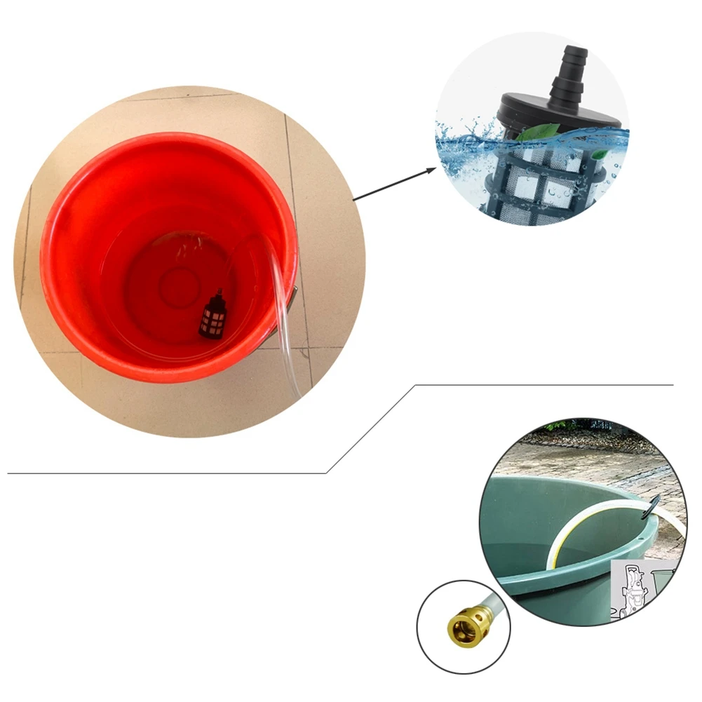 Water Inlet Pipe Set Self-Priming Self-Weight Suitable for Karcher K2 K3 K4 K5 K7 High Pressure Car Washer